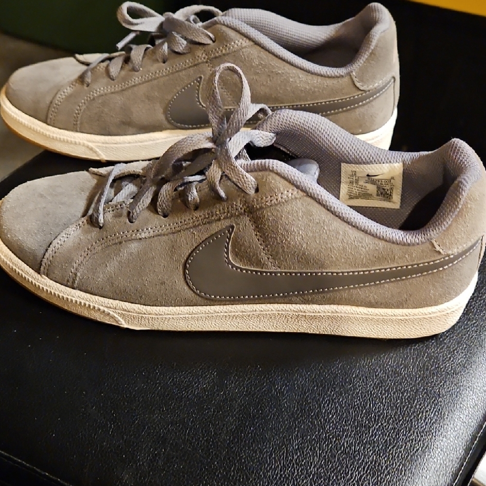 Nike Men's Taupe Suede Sneakers